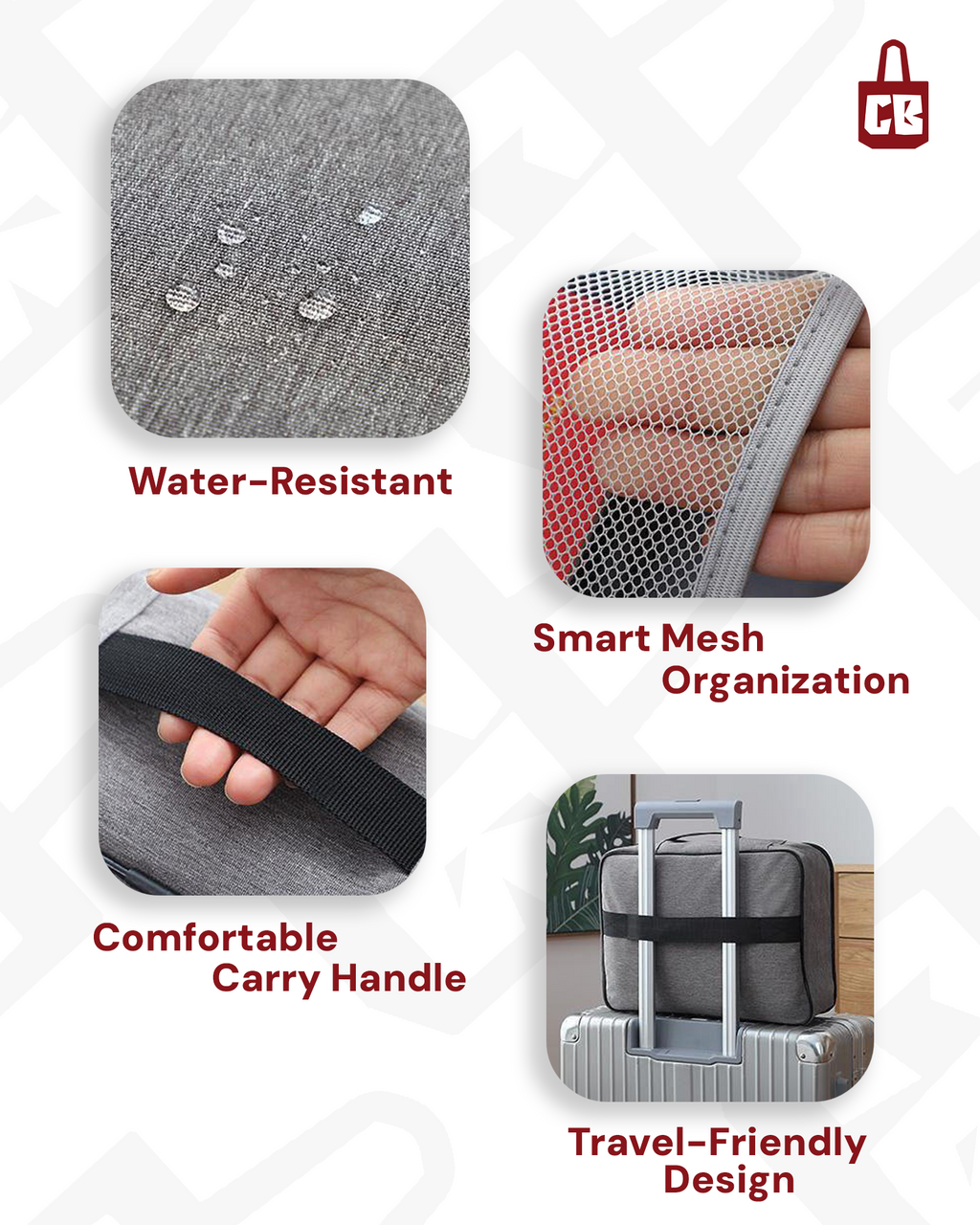 Waterproof Portable Document Storage Bag & Travel Organizer