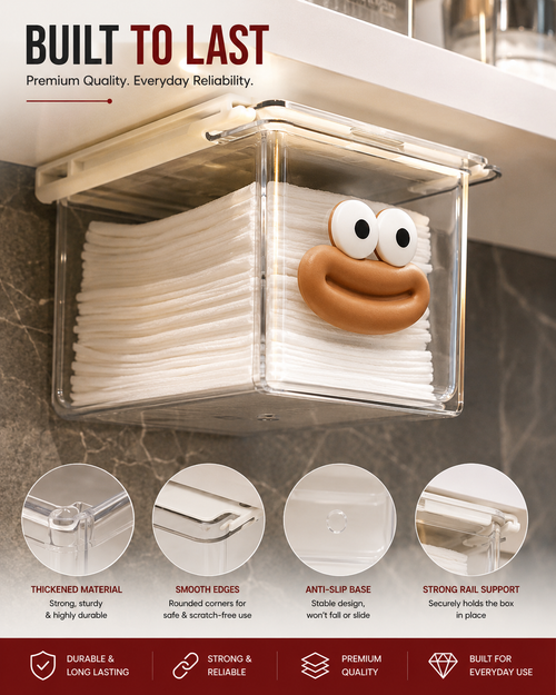 Mirror Cabinet Drawer Storage Box (Pack of 3)